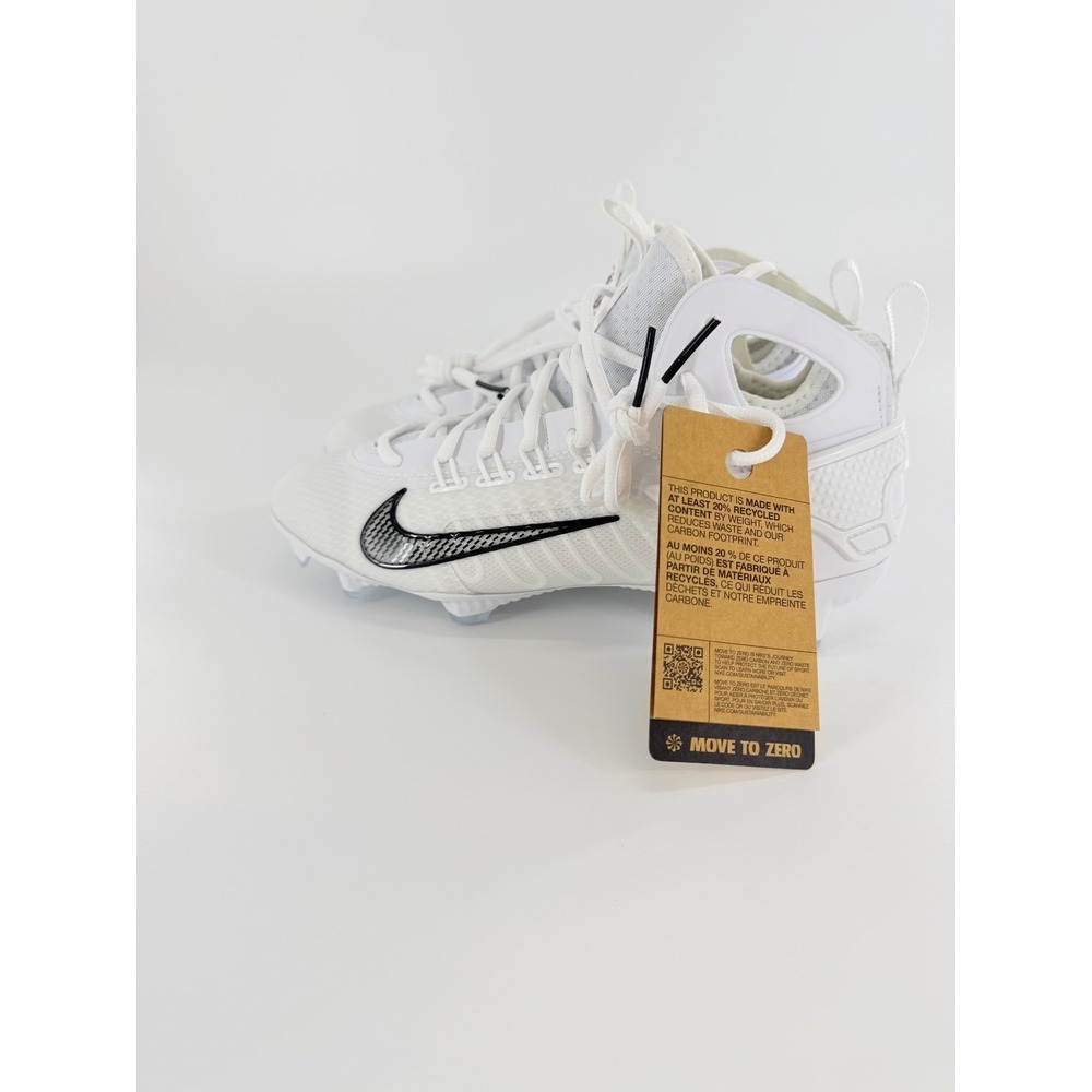 Nike Men's Huarache 9 Elite Mid LAX Lacrosse Cleats FD0088-101 Size 4.5 New